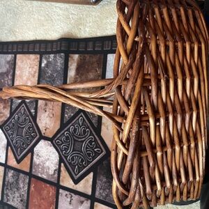 Woven Basket with Handle